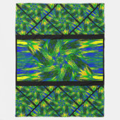 パステルのワイルドフラワーズ13 フリースブランケット (正面)