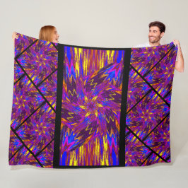 パステルのワイルドフラワーズ14 フリースブランケット