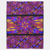 パステルのワイルドフラワーズ14 フリースブランケット (正面)