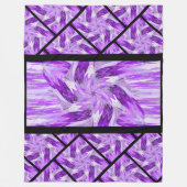 パステルのワイルドフラワーズ6 フリースブランケット (正面)