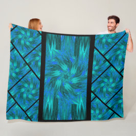 パステルのワイルドフラワーズ8 フリースブランケット