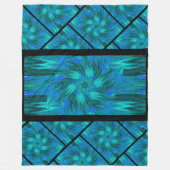 パステルのワイルドフラワーズ8 フリースブランケット (正面)