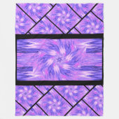 パステルのワイルドフラワーズ9 フリースブランケット (正面)