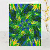 パステルのワイルドフラワー13 カード (黄色い花)