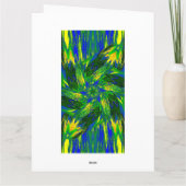 パステルのワイルドフラワー13 カード (裏面)