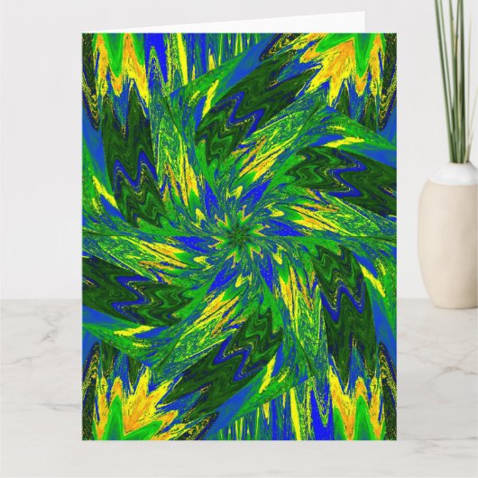 パステルのワイルドフラワー13 カード (正面)