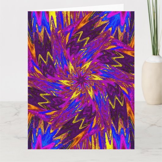 パステルのワイルドフラワー14 カード (正面)