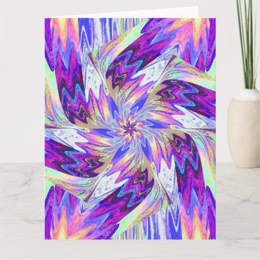 パステルのワイルドフラワー1 カード (正面)