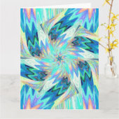 パステルのワイルドフラワー4 カード (黄色い花)