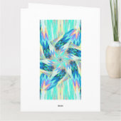 パステルのワイルドフラワー4 カード (裏面)