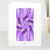 パステルのワイルドフラワー6 カード (裏面)