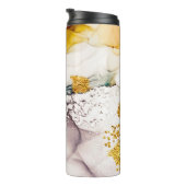 パステルの優しさ：黄金の渦巻きアート。 タンブラー (回転右)