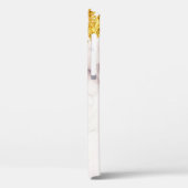 パステルの優しさ:黄金の渦巻きアート。 Case-Mate iPhoneケース (裏面 / 左)