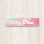 パステルの夢芸術的: サインプレート (正面)