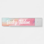 パステルの夢芸術的: サインプレート (正面)