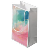 パステルの夢：ブラッシュスト芸術的ローク スモールペーパーバッグ (裏面アングル)