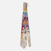 パステルの専攻学生抽象的な水彩画の芸術のカンタータ ネクタイ (正面)