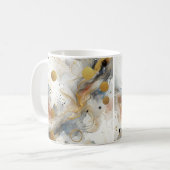 パステルの朝の至福：カラスプラッシュコーヒーマグ コーヒーマグカップ (正面左)