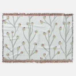 パステルの果実が茎に付いている スローブランケット