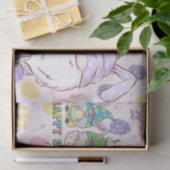 パステルの格言は言う – ハッピーイースター、すべて！ 薄葉紙 (ギフト)