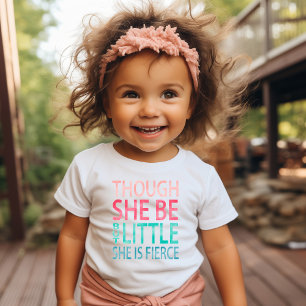 パステルの水彩彼女は少ないが ベビーTシャツ