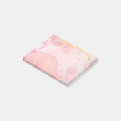 パステルの水色スプラッシュ ポストイット (アングル)