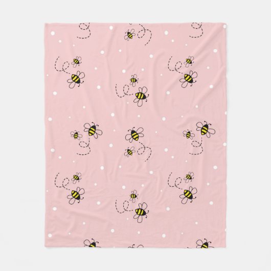 パステルの背景にシームレスなパターンを見る。ヴィンテージ フリースブランケット (正面)