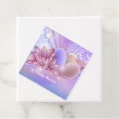 パステルの背景に花や卵をカラフル フェイバータグ (インサイチュ)