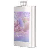 パステルの背景に花や卵をカラフル フラスク (左)