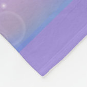 パステルの背景に花や卵をカラフル フリースブランケット (角)