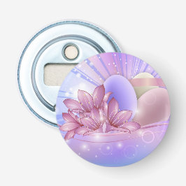 パステルの背景に花や卵をカラフル 栓抜き