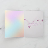 パステルの色とデイジーは友達感謝していに向け カード (内部)