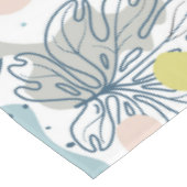 パステルの色パーム葉の形状オーガニックと形状 テーブルクロス (アングル)