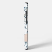 パステルの色パーム葉の形状オーガニックと形状 Case-Mate iPhoneケース (裏面 / 左)