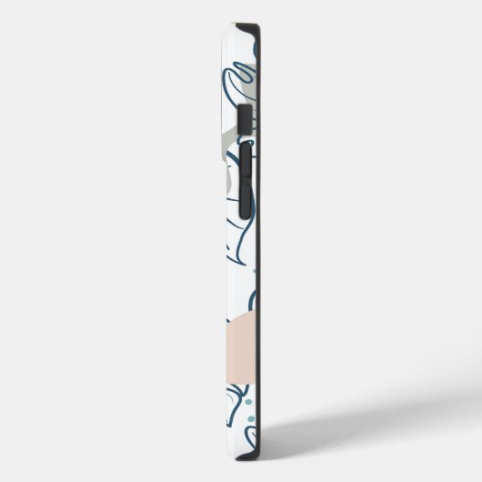 パステルの色パーム葉の形状オーガニックと形状 Case-Mate iPhoneケース (裏面 / 左)