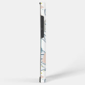 パステルの色パーム葉の形状オーガニックと形状 SAMSUNG GALAXYケース (右側面)