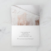 パステルの花が私の花嫁カードになる サンキューカード (内部)