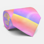 パステルの芸術Vaporwave抽象的なデジタル ネクタイ (ロール)