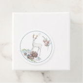 パステルの鹿とクリスマスの装飾 フェイバータグ (インサイチュ)