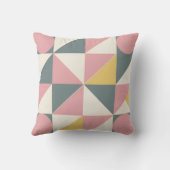 パステルはっきりしたトーンの幾何形状装飾用クッション クッション (裏面)