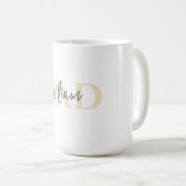 パステルはっきりしたパパマグ | 父モダンの日贈り物 コーヒーマグカップ (正面右)