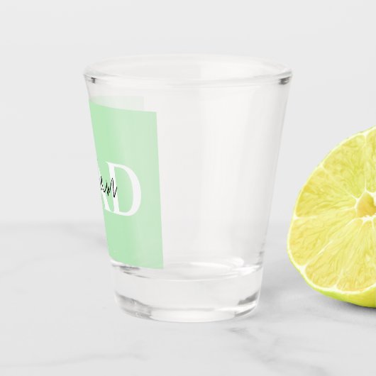 パステルはっきりしたパパ | 父モダンの日贈り物 ショットグラス (右)