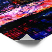 パステルは果実とアスターの花を持つ静かな生活 ポスター (角)