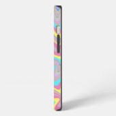 パステルゆがみ波 iPhoneケース (左側面)