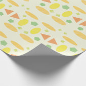 パステルよくはしゃぐシームレスデザイン ラッピングペーパー (角)