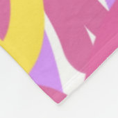 パステルらせん状抽象芸術プリント フリースブランケット (角)