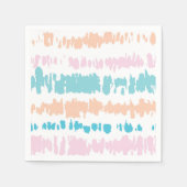 パステルろうけつ染めパターン スタンダードカクテルナプキン (正面)