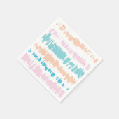 パステルろうけつ染めパターン スタンダードカクテルナプキン (角)