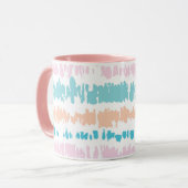 パステルろうけつ染めパターン マグカップ (正面左)