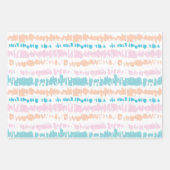 パステルろうけつ染めパターン ラッピングペーパーシート (正面3)